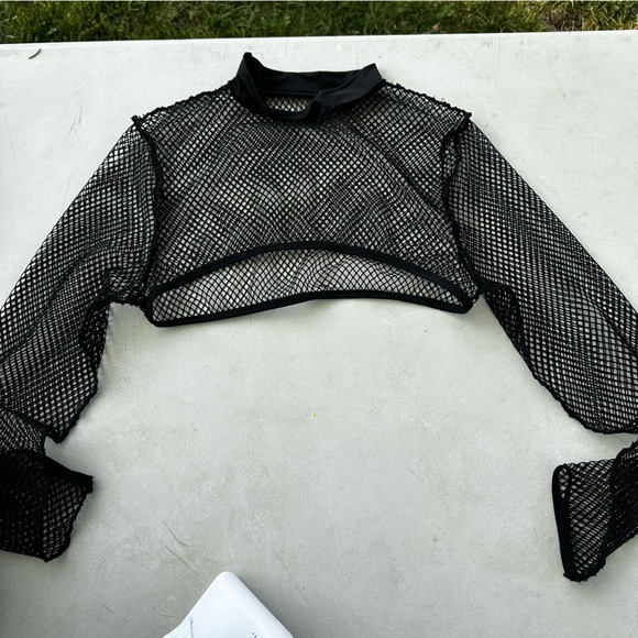 COPY - RAVE FISHNET TOP - Picture 2 of 2